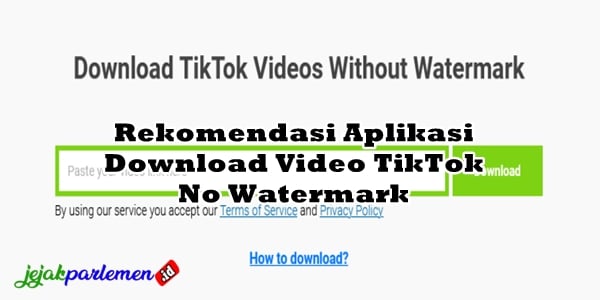 Rekomendasi Download Video TikTok