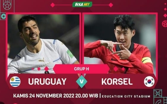 Prediksi Uruguay vs Korea Selatan Skor Hari Ini
