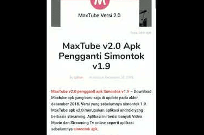 Link Download Maxtube Apk Mod Premium Gratis